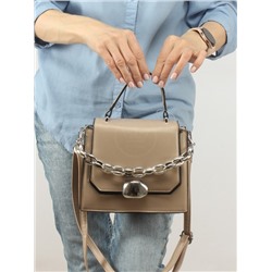 Сумка женская искусственная кожа Ch&K-8015,  1отд,  плечевой ремень,  бежевый 254502