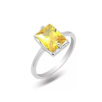 Кольцо из серебра куб.циркон., МЦВ018ж