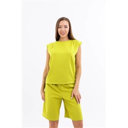 Женский льняной костюм с шортами Happyfox