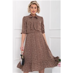 ПЛАТЬЕ ВОЛЬТЕРНО (БРАУН)