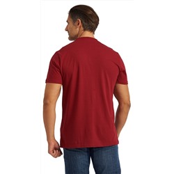 Футболка бордовая