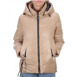 8268 BEIGE Куртка демисезонная женская BAOFANI (100 гр. синтепон) размеры 42-44-46-48-50