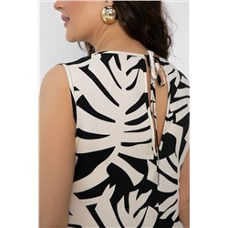 Сарафан Лада (черно-белый) П13689-21М