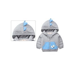 WT5013 сер Толстовка для мальчиков (100-140)