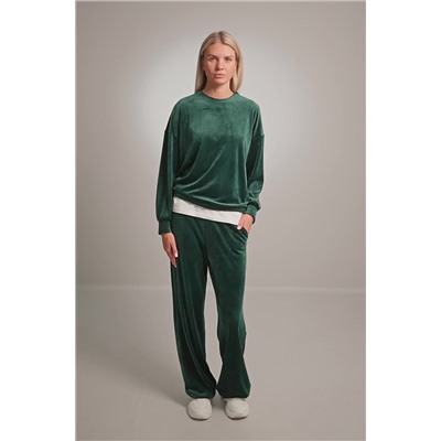 Женский велюровый костюм оверсайз Happyfox