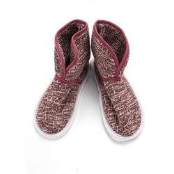 CLE SWU19-797 Полусапожки жен.(Тапки), чёрный/белый, Таблица размеров на женскую одежду «ЭЙС», «ТЕТ-а-ТЕТ» и «CLEVER WEAR» из трикотажа, Таблица размеров на женскую обувь