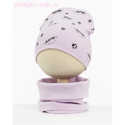 03-4-IT Комплект (шапка+снуд) (50-52)