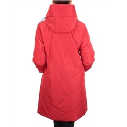 Z619-1 RED Пальто демисезонное женское (100 гр. синтепон) размер 50