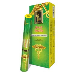 GOOD HEALTH Premium Incense Sticks, Zed Black (ХОРОШЕЕ ЗДОРОВЬЕ премиум благовония палочки, Зед Блэк), уп. 20 палочек.