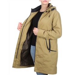 F3933 KHAKI Ветровка женская CO-COCOPINE (100% полиэстер) размер 50 (идет на 56 российский)