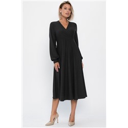 Платье трикотажное Эхо лета (черное) П14366-1М