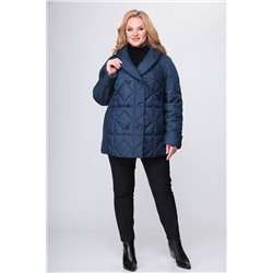 TrikoTex Stil 4021 синий, Полупальто