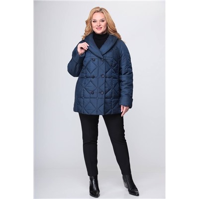 TrikoTex Stil 4021 синий, Полупальто