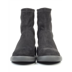 M11 BLACK Ботинки демисезонные женские (велюр, байка) размер 36