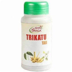 TRIKATU Tab, Shri Ganga (ТРИКАТУ таблетки, для нормализации обмена веществ, Шри Ганга), 120 таб.