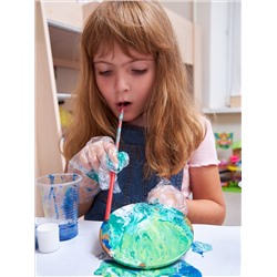 Набор для рисования №2 «Жидкий акрил» (зеленые цвета)