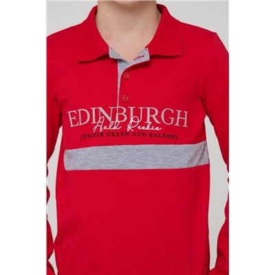 лонгслив поло для мальчика М 067/1-05 -50%