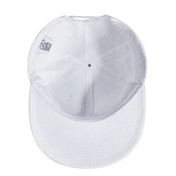 Бейсболка Unit Snapback с прямым козырьком, белая