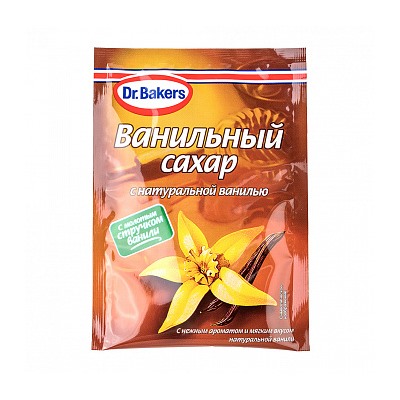 Сахар ванильный с натуральной ванилью, Dr.Bakers, 15 гр