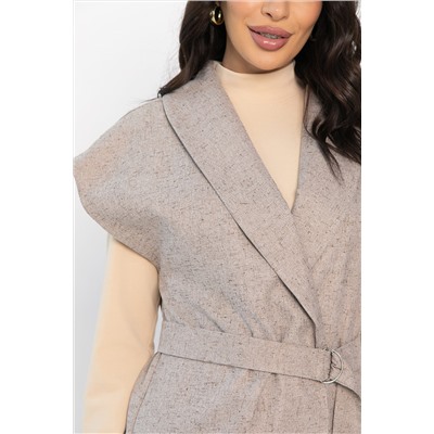 Жилет костюмный Жюлли (бежевый) Б14487-4М