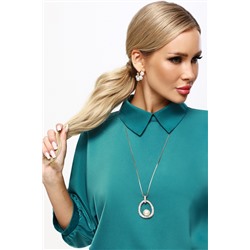 Блузка Сине-зелёный