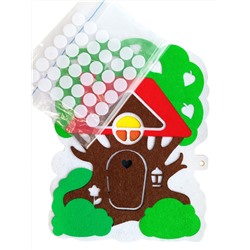 Набор из фетра на липучках "Дом Ежика" (европодвес)