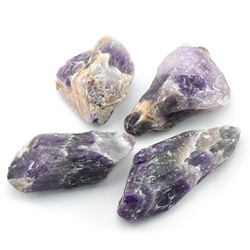 Минерал Аметист шевронный 84*50*40мм, 140-155г