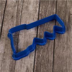 Вырубка для пряника "Пила" пластик, 8 см