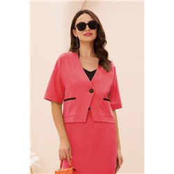 Lissana 4706 коралл, Блуза,  Юбка,  Жакет