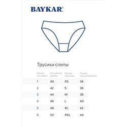 Женские трусы-слипы с эластаном Baykar