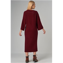 Женское теплое вязаное платье Happyfox