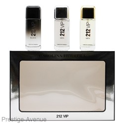 Парфюмерный мужской подарочный набор CH 212 men 3 x 30 ml