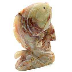 Рыбка из оникса стоячая №9 (13,5*6*21см)