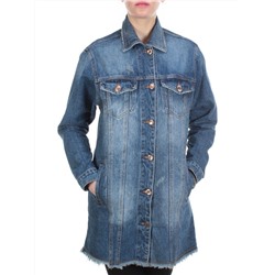 D3026 BLUE Куртка джинсовая женская  DIMARKIS DAY (98% хлопок 2% эластан) размер S - 46/48 российский