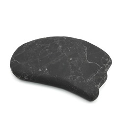 Скребок- гуаша из шунгита "Перо" неполированный