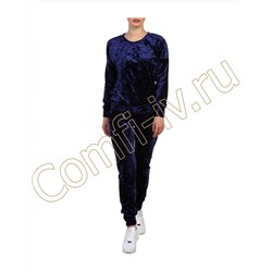 SALE Брюки из иконвелюра (тёмно-синий)