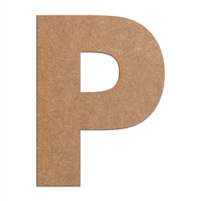 Буква P 30 см.