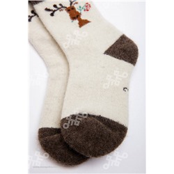 Носки детские из 100% монгольской шерсти          (арт. 02153)