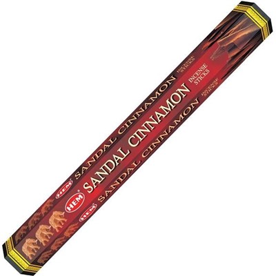 Hem Incense Sticks SANDAL-CINNAMON  (Благовония САНДАЛ-КОРИЦА, Хем), уп. 20 палочек.