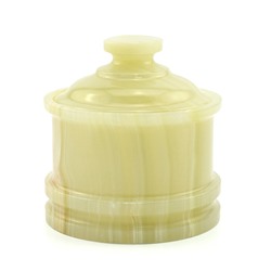 Сахарница из оникса 85*85*120мм.