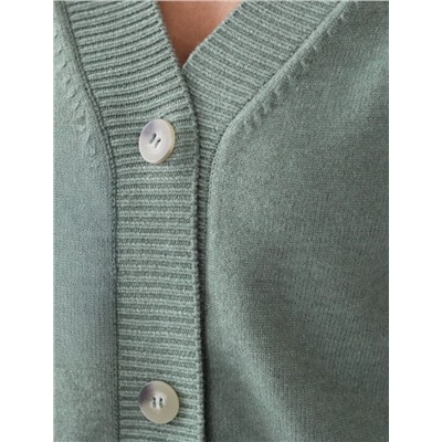 Кардиган из пряжи с кашемиром