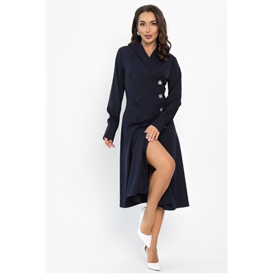 Платье Соломия (синее) П14216-5М