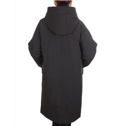 ZW-2306-C BLACK Пальто демисезонное женское (100 гр. синтепон) BLACK LEOPARD размер 46