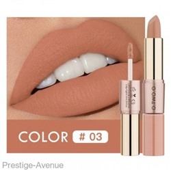 Помада O.TWO.O Rose Gold 2 in 1 Matte Lipstic & Liquid Lipstik  3.5 g арт.9107