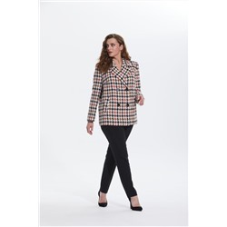 Alani Collection 1770 коричневая_клетка, Брюки,  Жакет