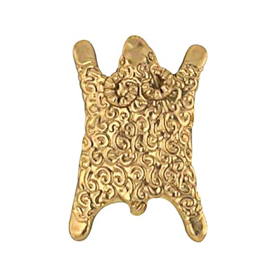 Кошельковый оберег ЗОЛОТОЕ РУНО (размер 1,8*1,2 см.), 1 шт.