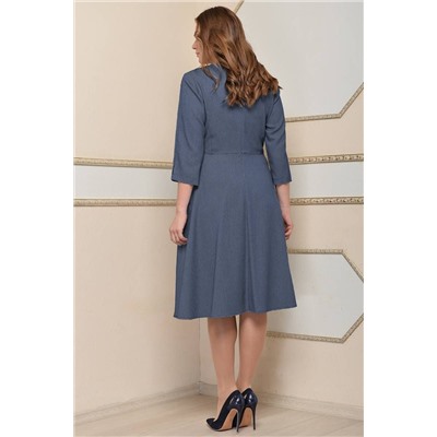 Lady Style Classic 1943/8 синие_тона, Платье