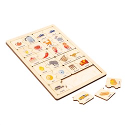 Пазл деревянный «Противоположности»