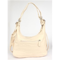 Сумка женская искусственная кожа Guecca-RY 608  (рюкзак change),  2отд,  св,  бежевый 254701