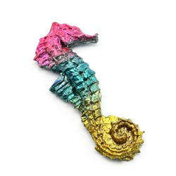 Висмут фигурка отливная "Морской конек", 32*73*10мм.